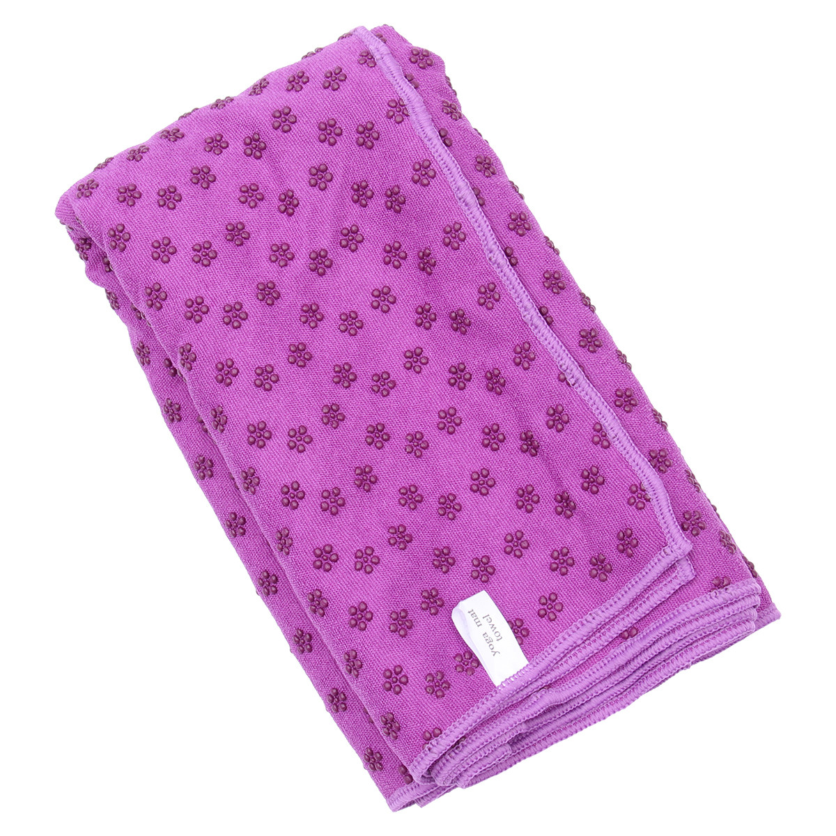 Pilates Yoga Mat - 1 Stück Yoga-Matte Pflaumenförmiges PVC-Partikel-Design Rutschfest