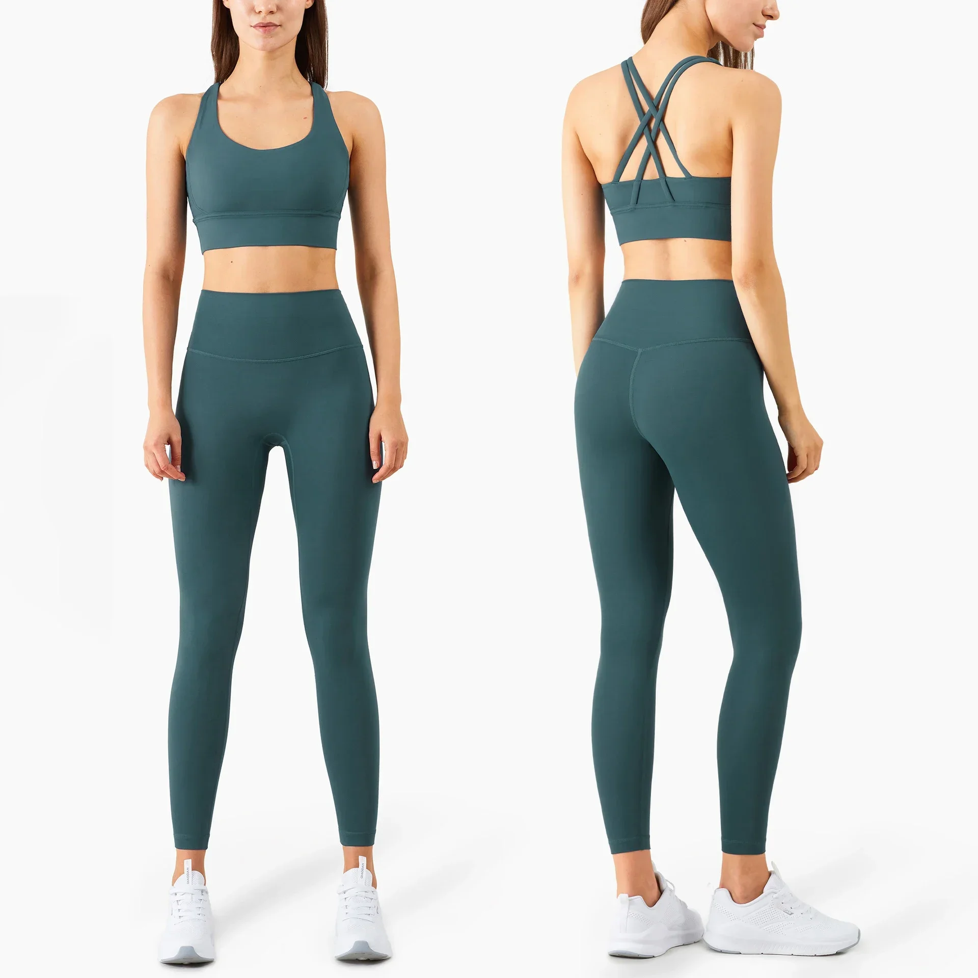 Damen Zweiteiliger Yoga-Anzug  – Pilates Yoga Gear Bewertung und Preis