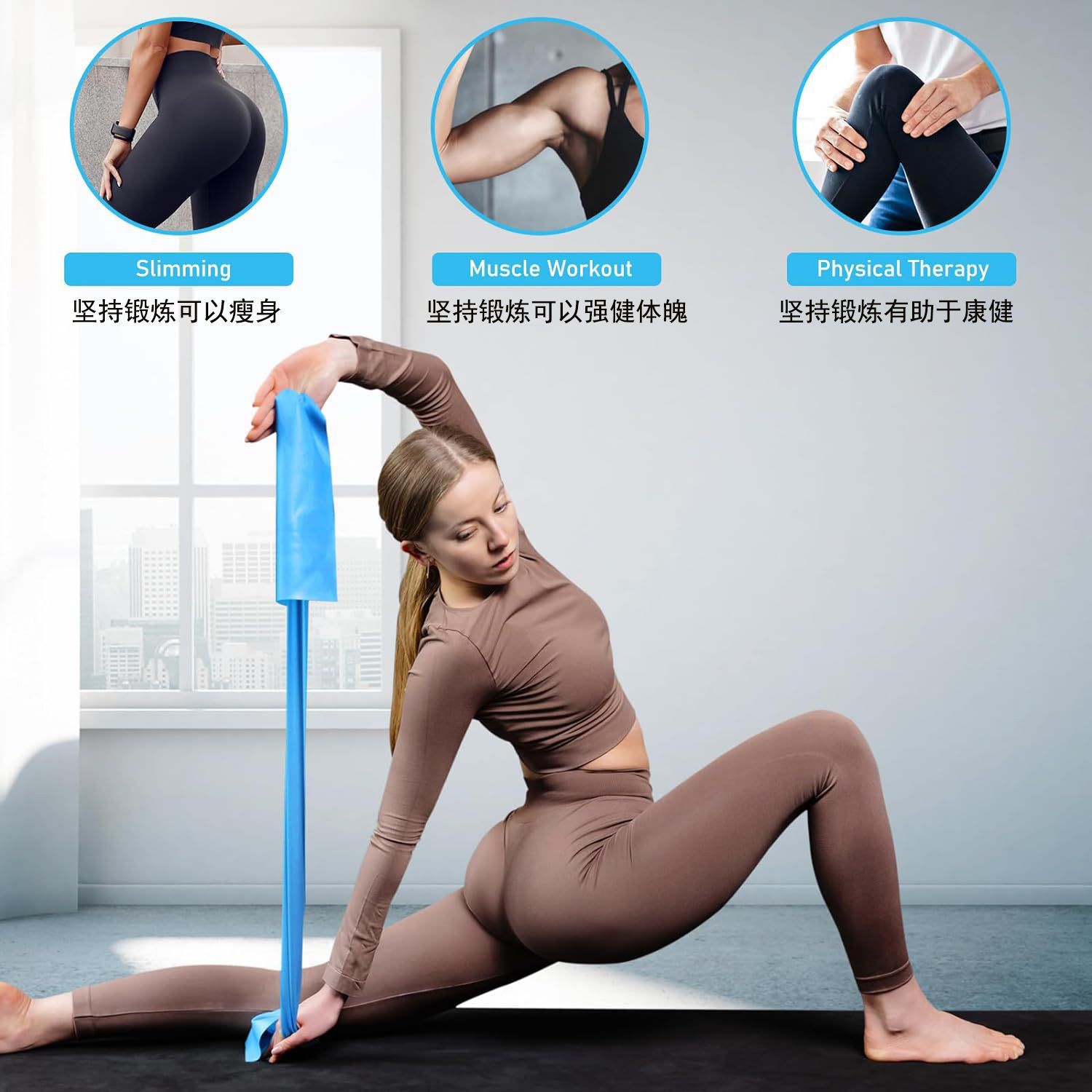 Yoga-Elastikbänder Tragbare Pi – Pilates Yoga Home Bewertung und Preis