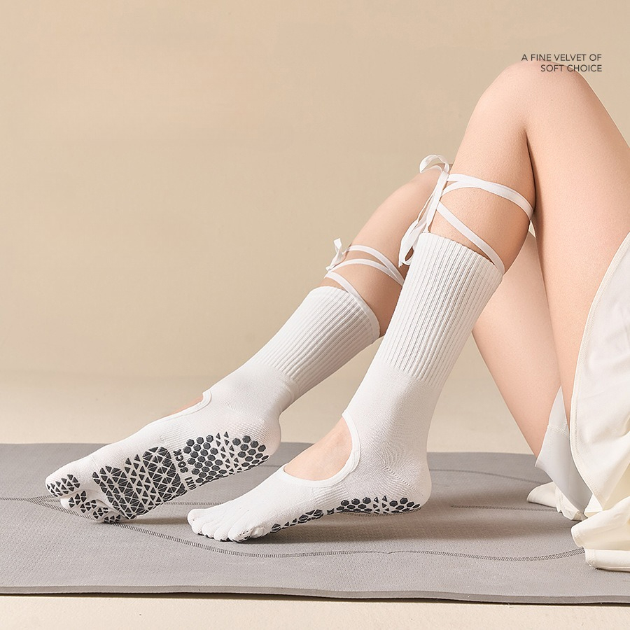 Damen-Schnür-Yoga-Socken mit G – Yoga Pilates Yoga Bewertung und Preis