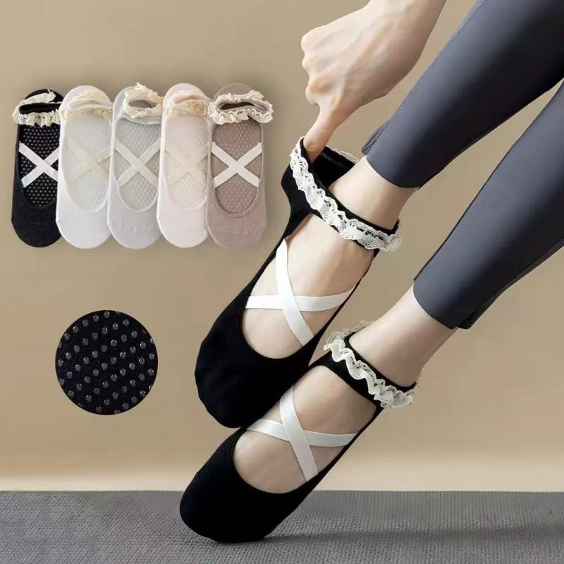 1 Paar Niedliche Spitzen-Pilat – Yoga Pilates Yoga Bewertung und Preis
